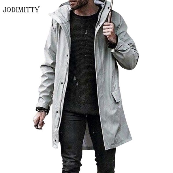 

jodimitty роскошные мужчины пальто мода длинные куртки вскользь верхняя одежда solid шинель тренчкот одежда мужская ветровка abrigo hombre, Tan;black