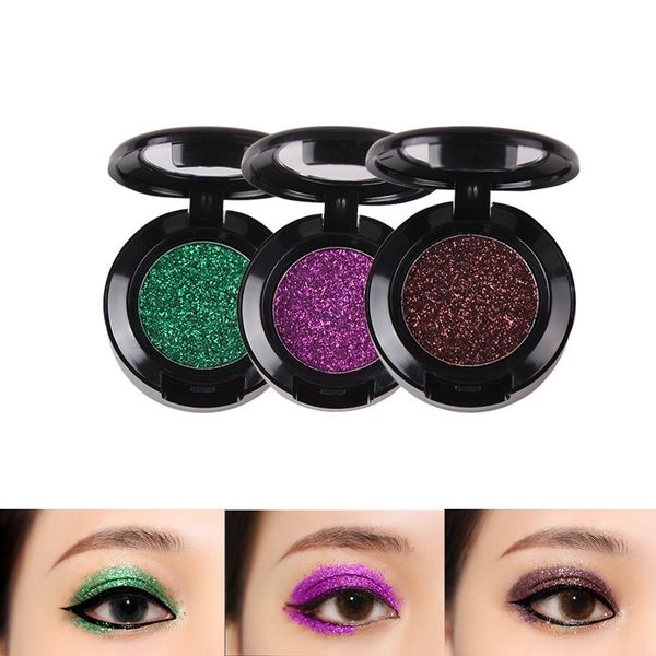 

diamond glitter eyeshadow 24 colors single palette makeup shimmer metal eye shadow shine pigment cosmetics eyeshadow pallete