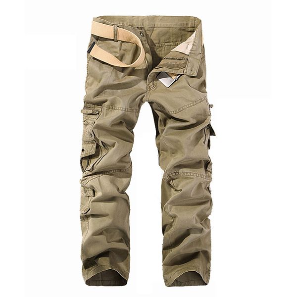 

2016 new tactical pants military windbreaker men outwear camouflage cargo pants male overalls casual trousers army greenpa029, Black