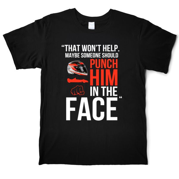 

funny kimi raikkonen quotes f1 men's t shirt formula 1 sport cotton t-shirt round neck short sleeve street tees shirt casual printed, White;black