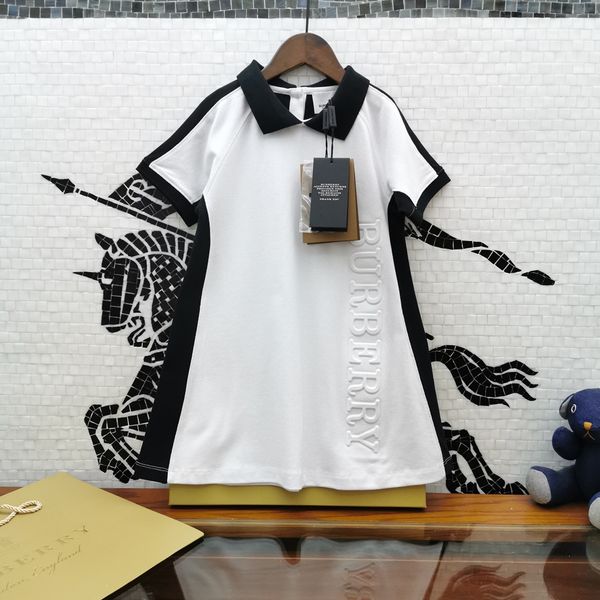 

2020 новая девушка принцесса отворот алфавит платье