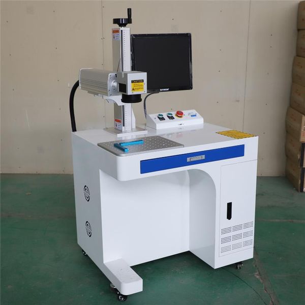 

20w mini deskfiber laser marking machines laser marker for metal plastic abs pvc steel jewelry silver gold watch printer