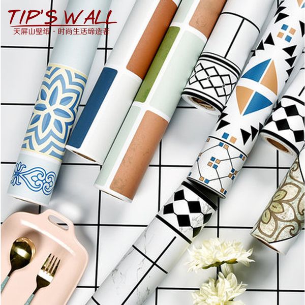 

classic pattern pvc self-adhesive kitchen and bathroom sticker