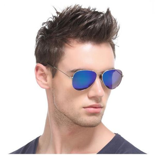 

2017 retro pilots men women brand sunglasses fashion rays sun glasses for male 3025 gafas, White;black