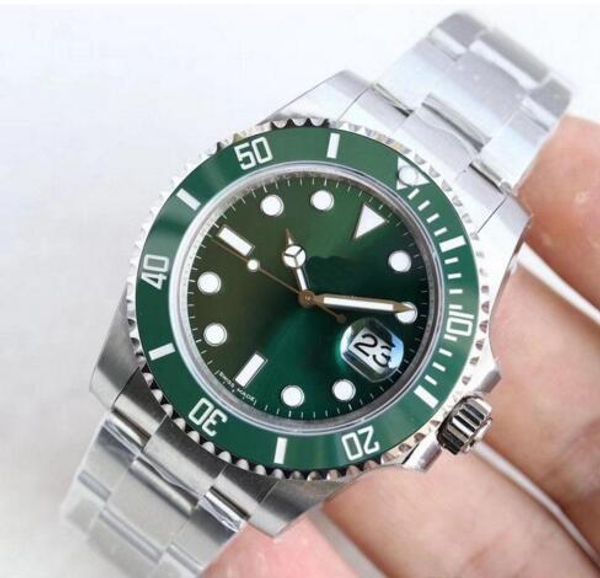 

Фабрика V1 мужчины роскошные Зеленые часы 116610LV 40 ММ керамическая рамка сапфир 2813 с