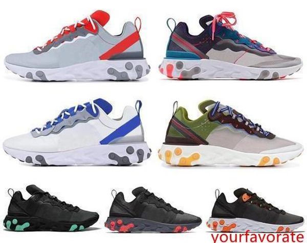 

react element 87 55 running shoes for men women red orbit moss royal tint jade total orange navy mens trainers sports sneakers 36-45