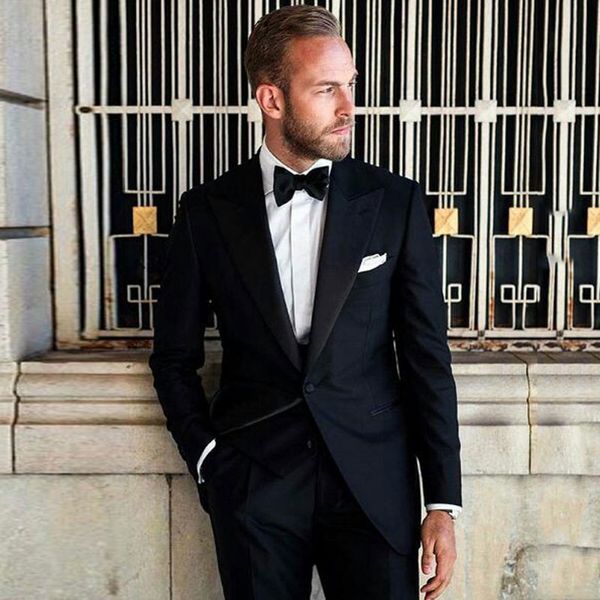 

navy blue men suits for wedding suits for men bridegroom wear groom tuxedo man blazers formal costume homme 2piece slim fit terno masculino, Black;gray