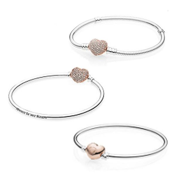 

mandy high-quality frying silver bracelet legal 925 for the woman making the charm clip riverdale pulseira masculina boho bijoux, White