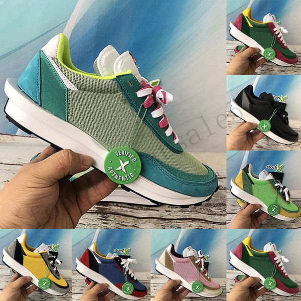 

2020 stock x sacai ld ваелнй ldv мђжин женин кѬоовки Ѭойной еѬнй белй нейлон gust, White;red