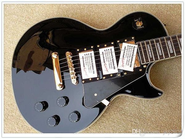 

wholesale and make to order the custom high 2019quality black beauty instrument electric guitar peach blossom core ems ing
