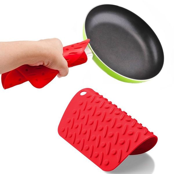 

non-slip table mat insulation pad silicone mat thicken coaster bakeware oven mats placemat hanging bowl pot pad drain holder vt1758
