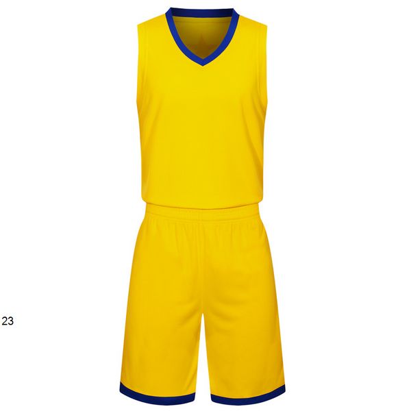 2019 novas camisas de basquete em branco logotipo impresso tamanho Mens S-XXL preço barato transporte rápido boa qualidade Yellow Y0022