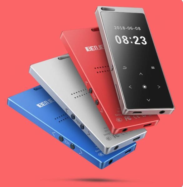 

original benjie m3 bluetooth music player touch hifi mp3 player metal housing speaker audio player mp3