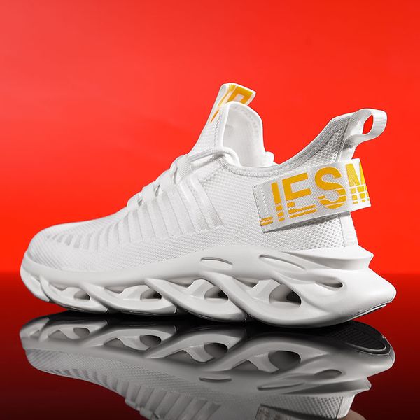 

2019 new men running shoes absorption cushion breathable lightweight footwear outdoor sports sneakers men big size 46