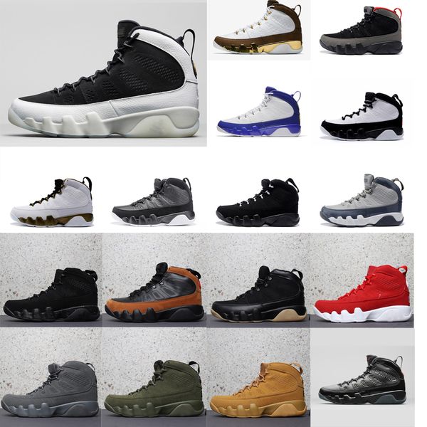 

Men retro 9 ba ketball hoe j9 black white la mop melo wheat anthracite green glow laker bred jumpman 9 ix neaker boot with box