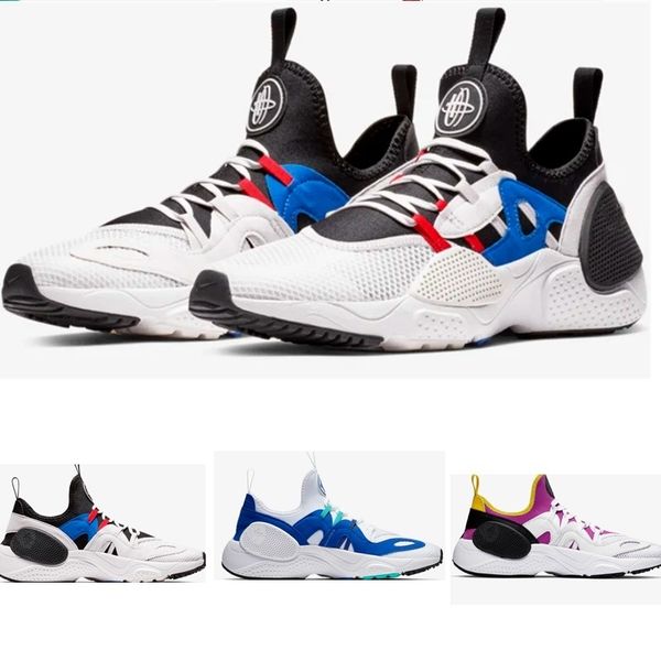 

2019 huarache e.d.g.e txt qs running shoes men women huaraches 7 edge triple white huarache sneakers