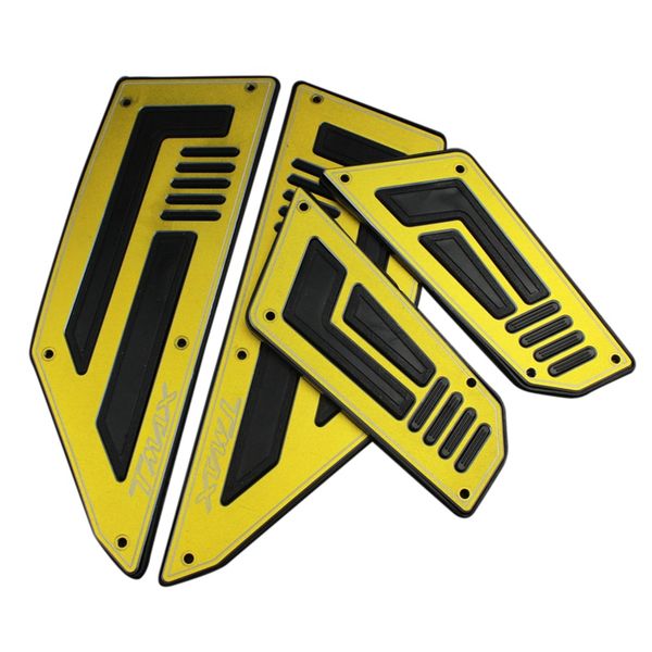 

pedals feet mats for yamaha tmax 530 2012 2013 2014 2015 yellow