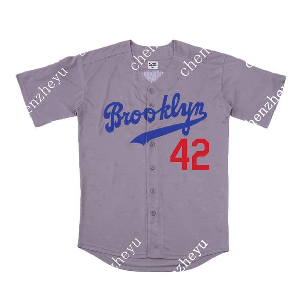 

мужской 42 джеки робинсон джерси лос-анджелес бруклин gray 85623545, Blue;black