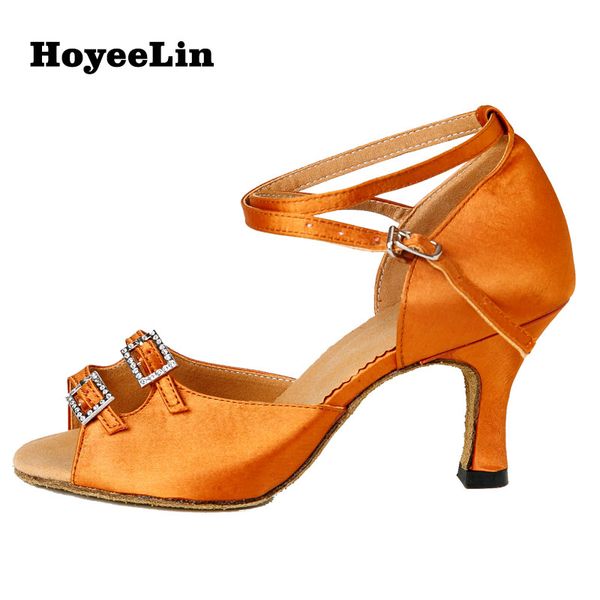

new arrival women ladies ballroom party latin dancing heels sandals open toe tango rumba salsa shoes heeled 7.5cm dance shoes