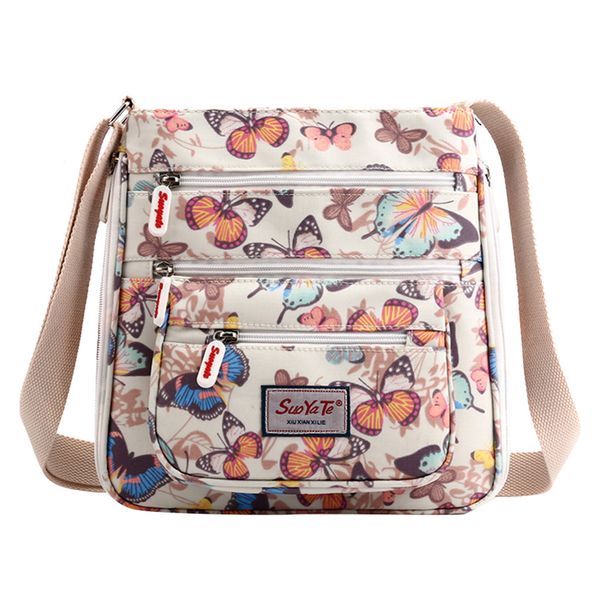 

ocardian shoulder bags retro zipper floral capacity shoulder bags handle women ladies fashion crossbody casualÂ bag
