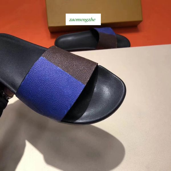 

mule slippers flat designer shoes luxury slippers flexible rubber outsole slide men's and women's slippers, Black