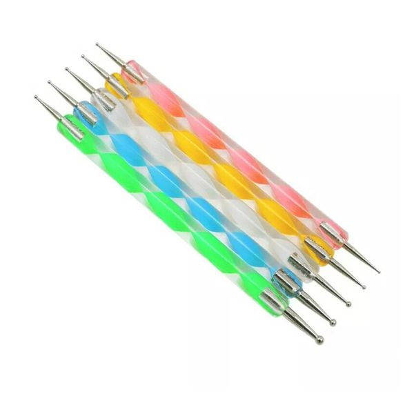 

5pcs mandala dotting tools kit rock painting stencils stone embossing starter drawing stylus pen dotting rods craft diy wall art other decor