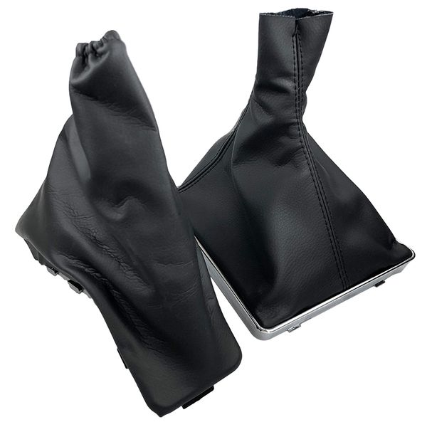 

5/6 speed for astra h gear shift knob lever stick gaiter boot parking handbrake grips boot cover case collar car styling