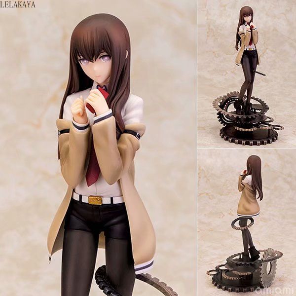 

1pcs new japanese anime steins gate 3 generation makise kurisu ver. 1/7 scale pvc girl action figure model toy doll gift t200603