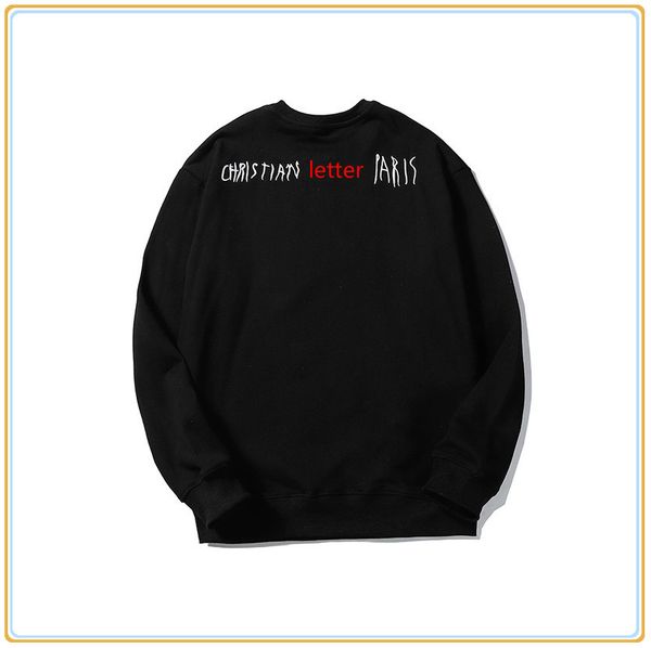 

designer men's women's autumn hoodies brand sweatshirts with letter pattern fashion long sleeve breathable fashion regular 2 color, Black