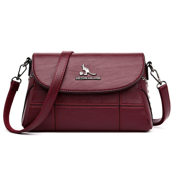 

small shoulder bag for women messenger bags ladies retro leather handbag purse with 2 straps female crossbody bag