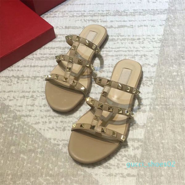 

summer slippers women flip flops buckle strap lady slides mujer womens shoes thong sandals designers fashion 01d g02, Black