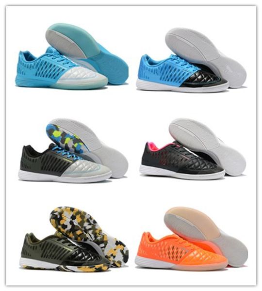 

2019 new arrival mens lunar gato ii 2 ic indoor outdoor turf football boots leather skin soccer cleats size 39-45 drop shipping