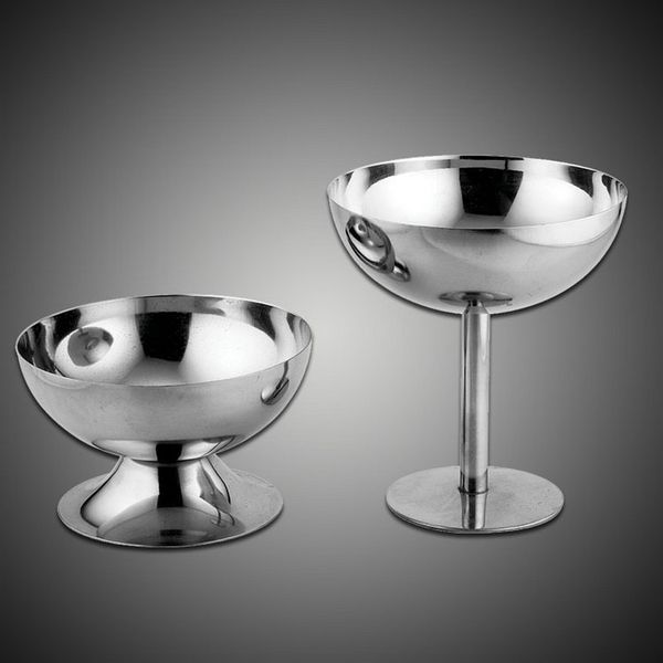 

stainless steel ice cream cups cocktail cups cooking tools dessert fruit metal bar tools salad bowl ice cream bowl kitchen