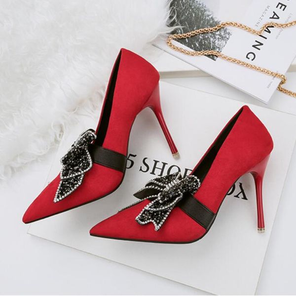 Womens pointed toe floral shoes stilettos high heel slip on loafers pumps sweet