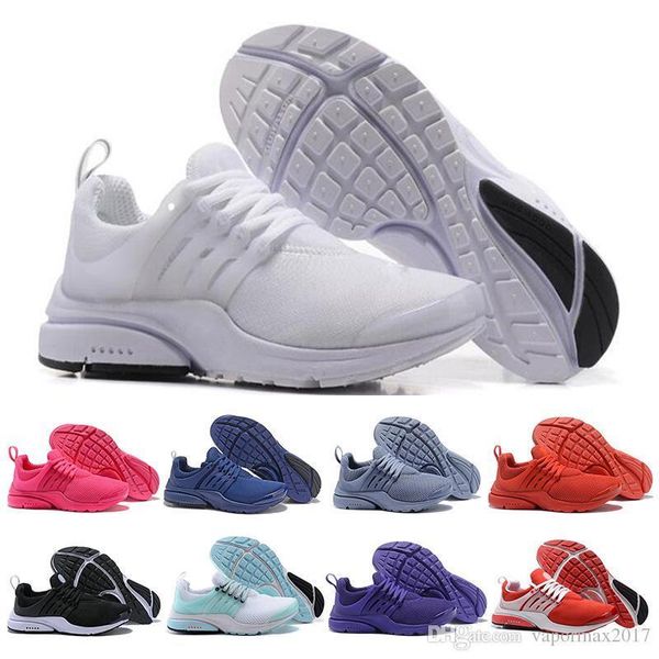 

presto br qs mens womens running shoes triple black white red pink grey blue trainers sports sneakers shoe athletic jogging size 36-45