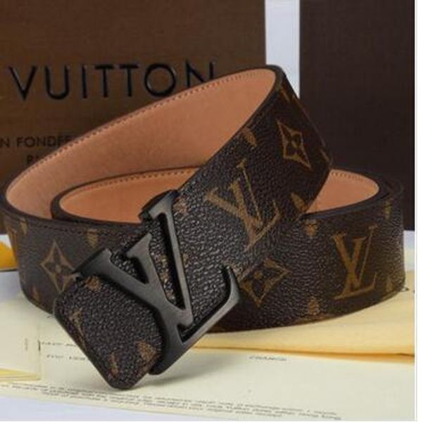 

design belt men and women fashion belt genuine leather luxury belt brand waist belts gold silver black, Black;brown