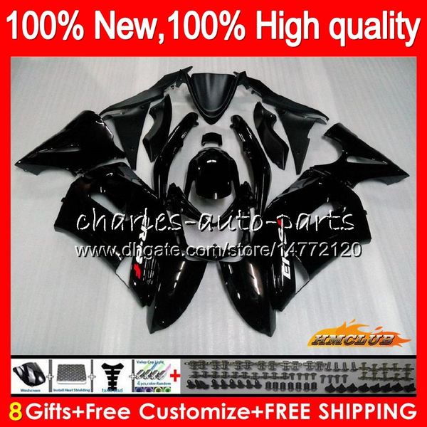

тело для kawasaki 650r er6 f 650 r er 6 f er6f 06 07 08 29hc.1 650r-er6f er6f 06-08 er 6f глянцевый черный горячий 2006 2007 2008 полный ком