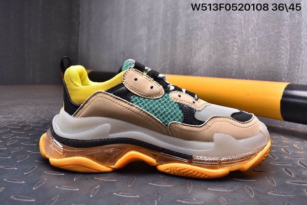 

pairs triple s mens designer shoes men women triple black white grey pink fashion luxury outdoor platform casual sneakers us 5.5-11