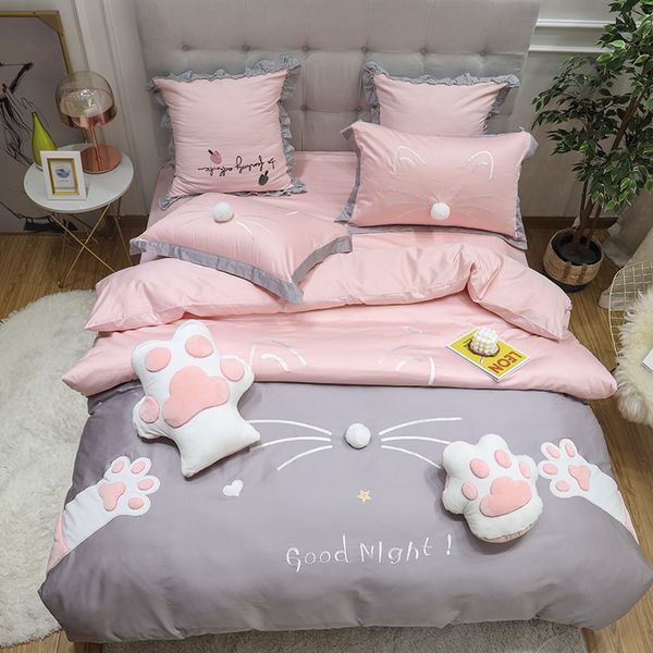 New Egyptian Cotton Duvet Cover Sets King Queen Size Bedding Sets
