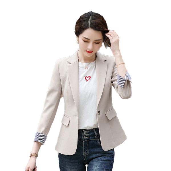 

модные повседневные женские блейзеры и куртки абрикосовый тонкий элегантный женский пиджак стили одежды блейзер платье куртки и пальто, White;black