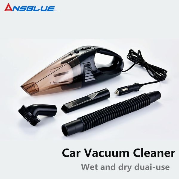 

ansblue mini car vacuum cleaner 100w portable handheld vacuum cleaner wet and dry dual use car aspirateur 12v high power