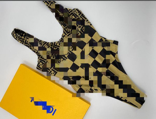 

2020 new designer female ff one-piece swimsuit summer beach lure bikini s-xl, White;black