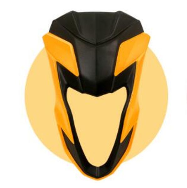 

motorcycle ridea moto fit msx125 windscreens windshield modification yellow