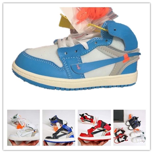 

preschool jointly signed og 1s youth kids basketball shoes chicago born baby infant toddler trainers small big boys girls designer sneakers, Black