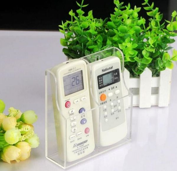 

acrylic remote control fixed box wall hanging remote control storage box tv air conditioning remote control wall hanging box other home stor