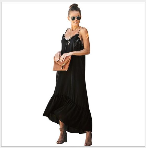 

705 women's jumpsuits,casual dresses, rompers skirt floral dress with sleeveless dresses nuevo estilo vestido para chicas mujeres wt19, Black;gray