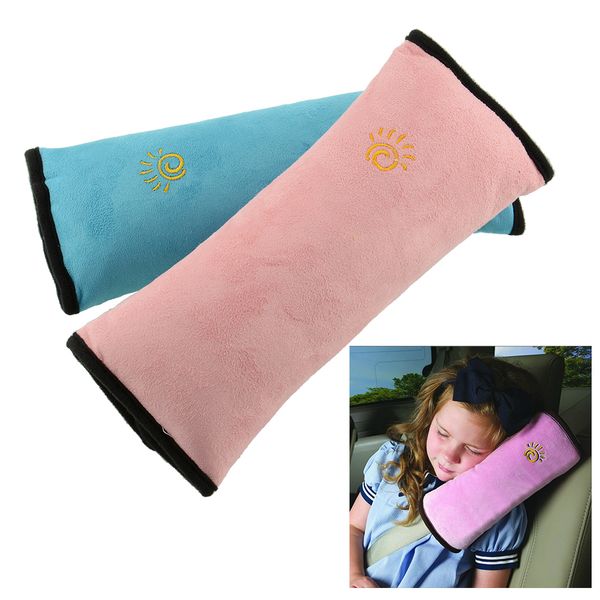 

child kid car auto seatbelt shoulder pad cover pillow cushion neck head support