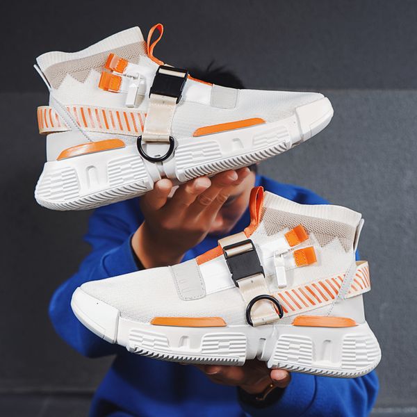 

breathable shoes men's mesh casual brand lace up mens sneakers sapato training flat shoes men's casual shoes large size sneakers, Black