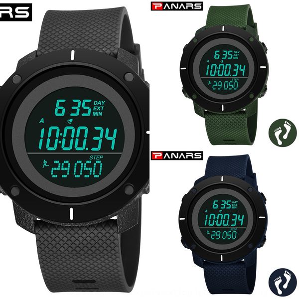 

iq2kl panars multi-functional waterproof sports fashion timekeeping panars multi-functional waterproof sports electronic electronic watch fa, Blue