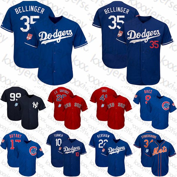 

Men's Aaron Judge Jerseys Cody Bellinger Javier Baez Anthony Rizzo Mookie Betts Yadier Molina 2019 Spring Training Flex Base Baseball Jersey